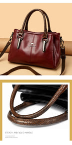 Sac à Main Cuir Souple Femme - Grand Cabas Luxury Épaule Crossbody