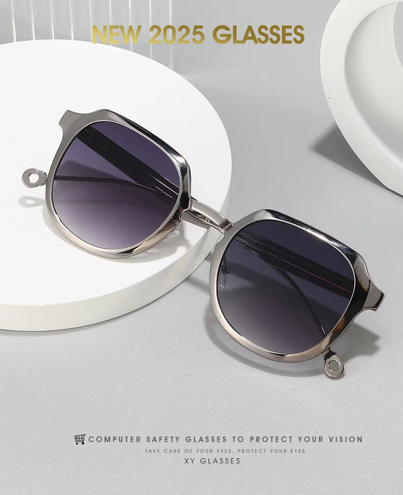 Gafas de sol Steampunk vintage de lujo - Moda retro punk unisex