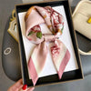 Foulard Soie Femme 70cm Imprimé — Châle Élégant Minimaliste FuturaTrend
