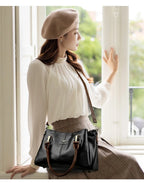 Sac à Main Cuir Souple Femme - Grand Cabas Luxury Épaule Crossbody