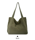 Sac de Plage Tote Canvas Minimaliste Grande Capacité — Couleur Unie FuturaTrend