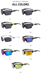 Lunettes Sport Cyclisme Polarisées UV400 — Légères & Coupe-Vent Unisexe