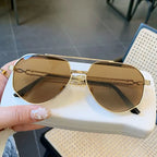 Lunettes de Soleil Aviateur Vintage — Designer Luxury UV400 Unisexe