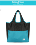 Foldable Waterproof Summer Beach Tote Bag - Swimming, Gym, Children's Toy Storage