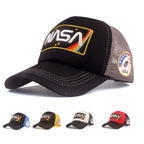 Casquette Baseball Brodée 3D Filet Coton - Trucker Cap Ajustable Unisexe Protection Solaire