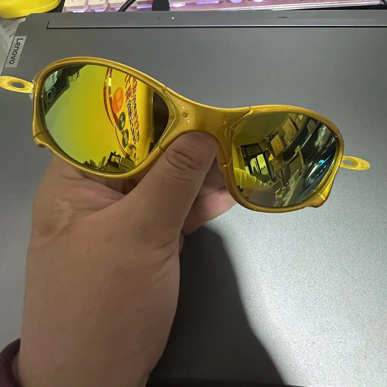 Lunettes de Soleil Sport Cyclisme Vintage - UV400 Coupe-Vent Homme Femme