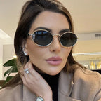 Women's Retro Punk Luxury Sunglasses — Holiday & Party UV400