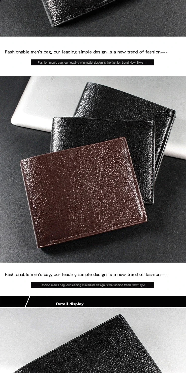 Portefeuille Homme Cuir Compact — Slim Business Minimaliste FuturaTrend