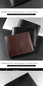Portefeuille Homme Cuir Compact — Slim Business Minimaliste FuturaTrend