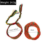 Bohemian Beaded Anklet - Embroidered Foot Jewelry