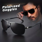 Lunettes de Soleil Homme Pilote Gradient — Anti-Reflet UV400 Grande Monture