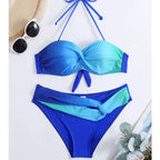 Women's Summer Sexy Push-Up Gradient Bikini - Brazilian Two-Piece Beach Swimsuit