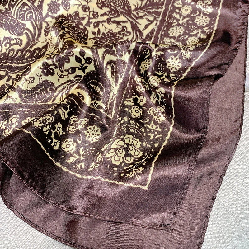 Foulard Femme Satin Imprimé — Collection Luxury 2026 FuturaTrend