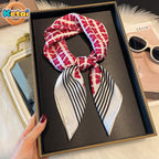 Foulard Carré Soie 90x90cm — Collection Signature FuturaTrend