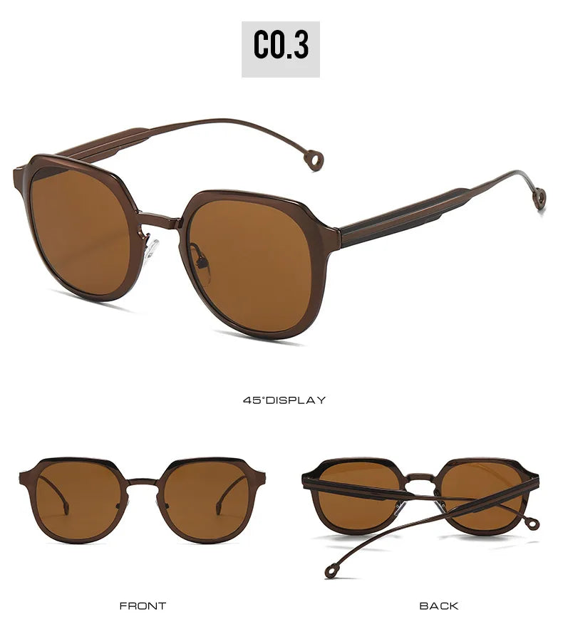 Gafas de sol Steampunk vintage de lujo - Moda retro punk unisex