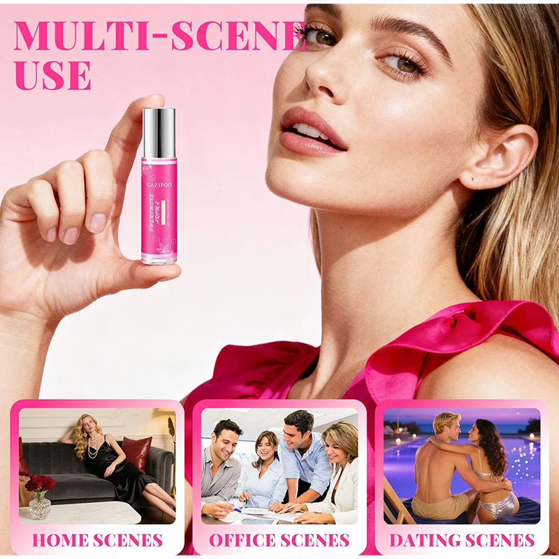 Parfum Femme Phéromones Roll-On — Jasmin Violette Musc Longue Durée