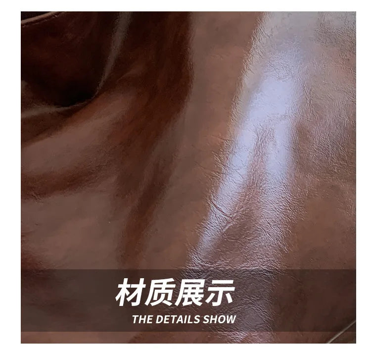 Sac Tote Femme Style Coréen Grande Capacité - Cuir Souple Épaule Rétro 2025