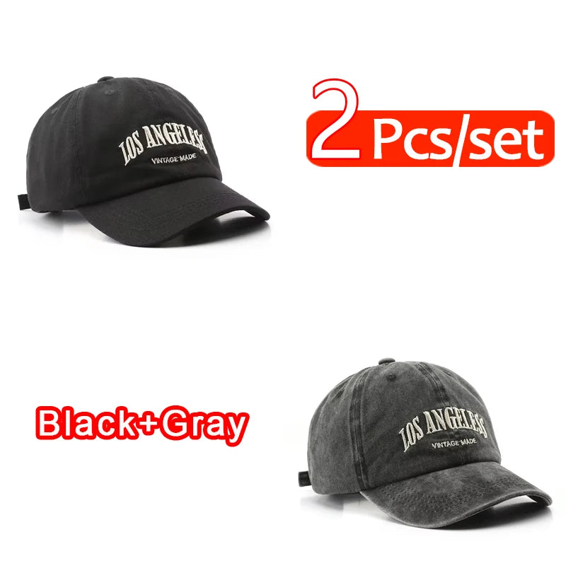 Casquette Baseball Coton Brodée Fashion - Snapback Rétro Ajustable Unisexe Casual