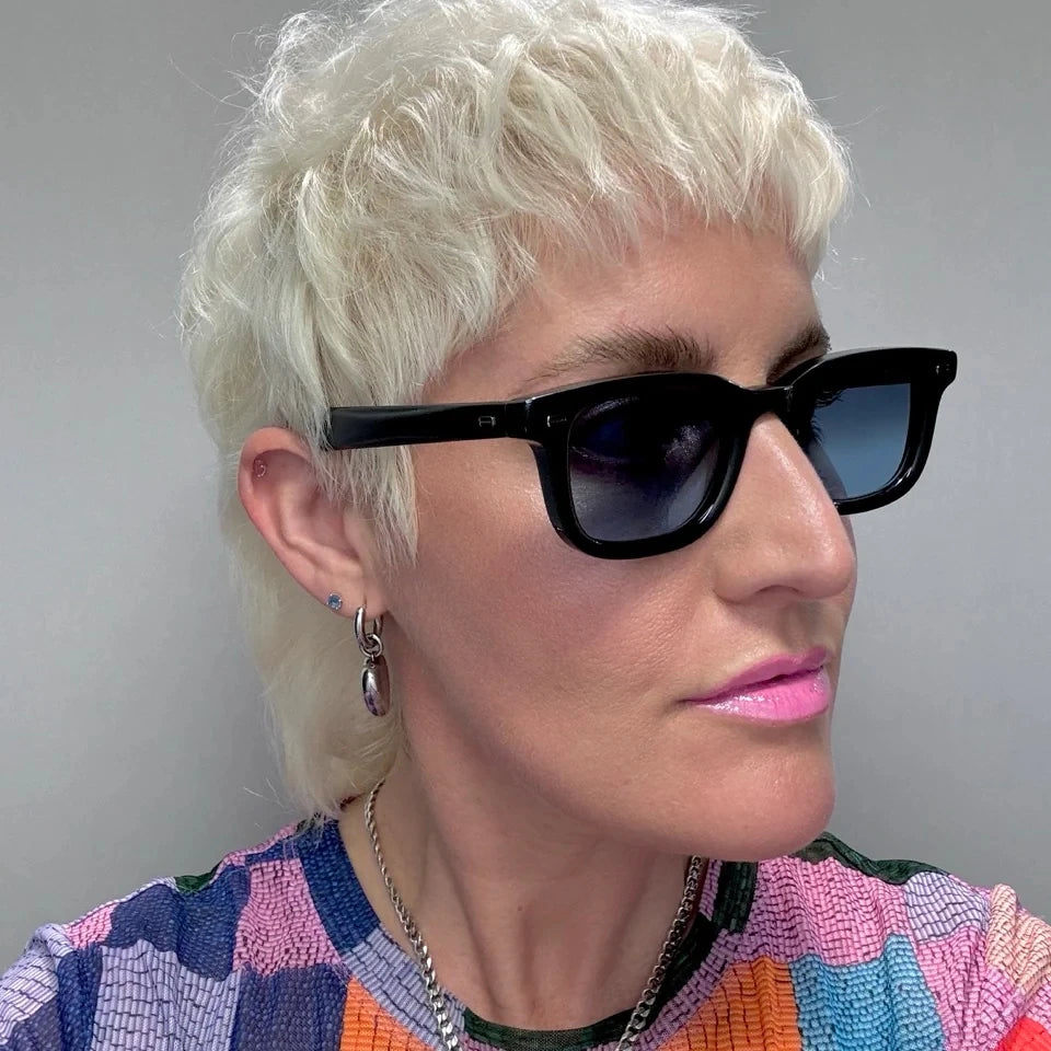 Lunettes de Soleil Carrées Acétate Unisexe — Luxury Moderne UV400