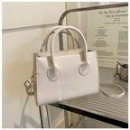 Bolso Negro Elegante — Doble Asa Bandolera Retro FuturaTrend