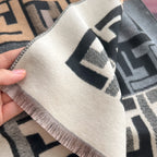 Luxury Geometric Pashmina Scarf — Elegant FuturaTrend Shawl