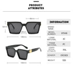 Men's Square Luxury Sunglasses — Retro Design UV400