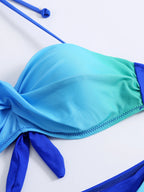 Women's Summer Sexy Push-Up Gradient Bikini - Brazilian Two-Piece Beach Swimsuit