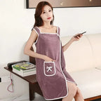 Toalla de baño portátil para mujer de 140x85cm - Toalla de secado rápido para spa, playa, gimnasio y yoga.