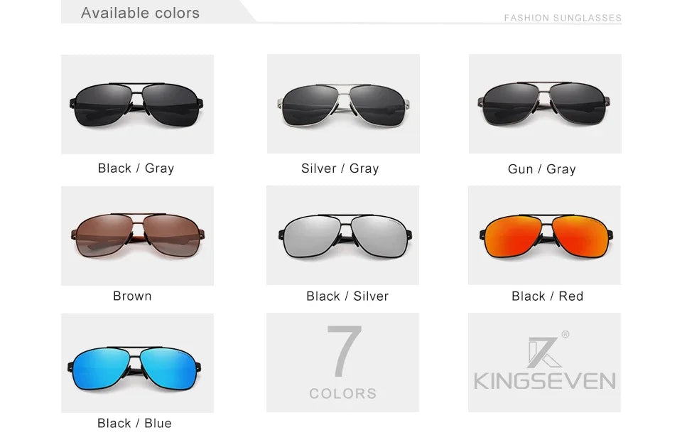 Lunettes de Soleil Homme Polarisées Aluminium — UV400 HD Premium