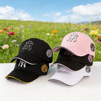 Casquette Baseball New York Rétro Ajustable - Logo Classique Badges Vintage Unisexe
