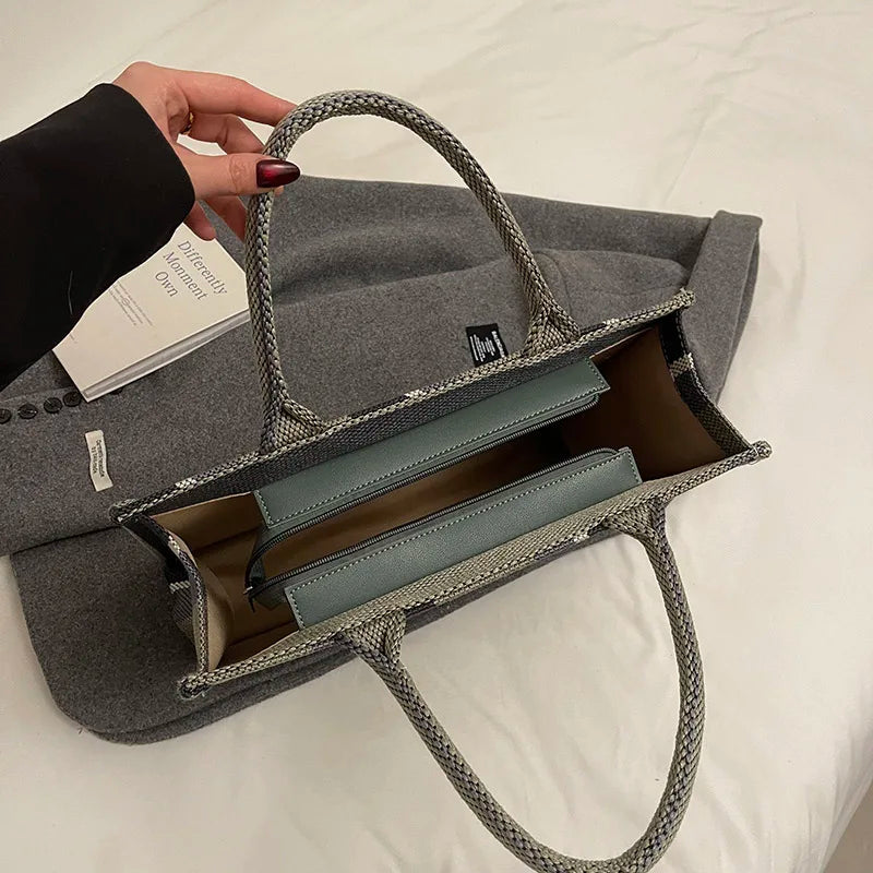 Sac de Plage Boho Fashion Grande Capacité - Tote Canvas Designer Été 2025