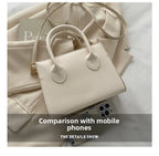 Bolso Negro Elegante — Doble Asa Bandolera Retro FuturaTrend