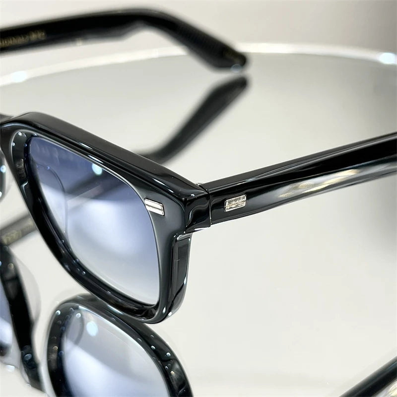 Lunettes de Soleil Carrées Acétate Unisexe — Luxury Moderne UV400