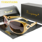 Lunettes de Soleil Femme Polarisées Luxury — Design Vintage UV400