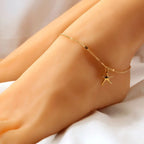 Bracelet de Cheville Bohème Étoile de Mer - Bijou de Pied