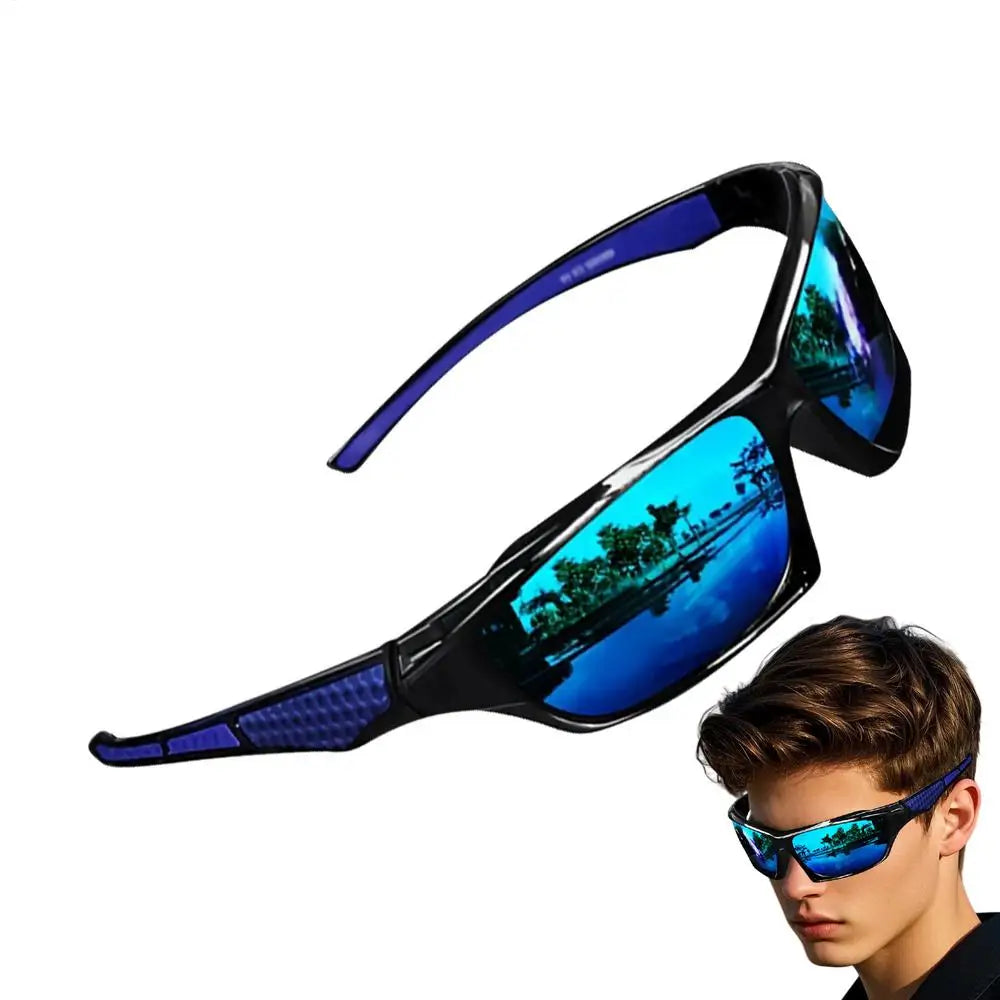 Lunettes de Soleil Homme Polarisées Sport — Protection Complète UV400