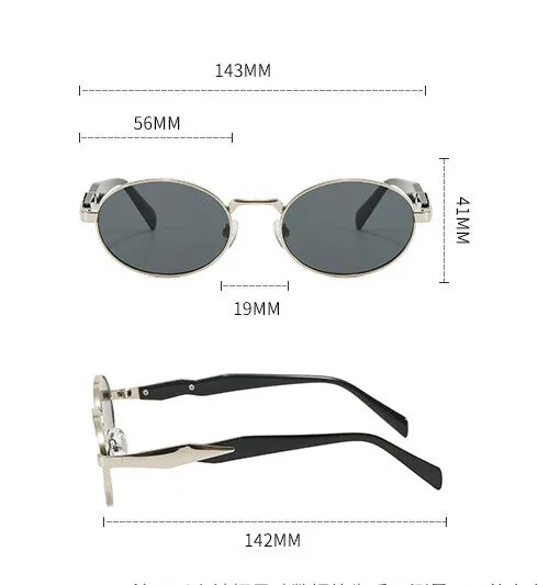Women's Retro Punk Luxury Sunglasses — Holiday & Party UV400