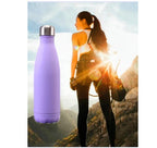 Stainless Steel Insulated Mug Flask — Premium Soft-Touch Surface Coffee & Tea