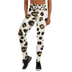 Legging Yoga Femme Imprimé All-Over – Stretch 4 Directions, Taille Haute