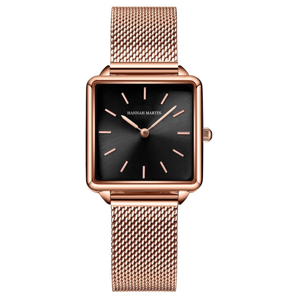 Montre Homme Carrée Business - Etanche Lumineuse