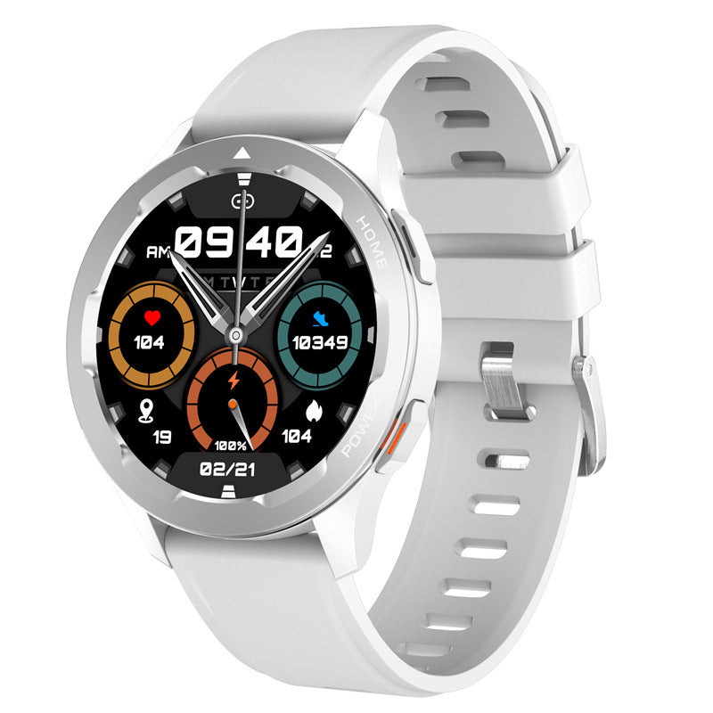 Montre Connectée Bluetooth - Appels Cardio Ecran Rond