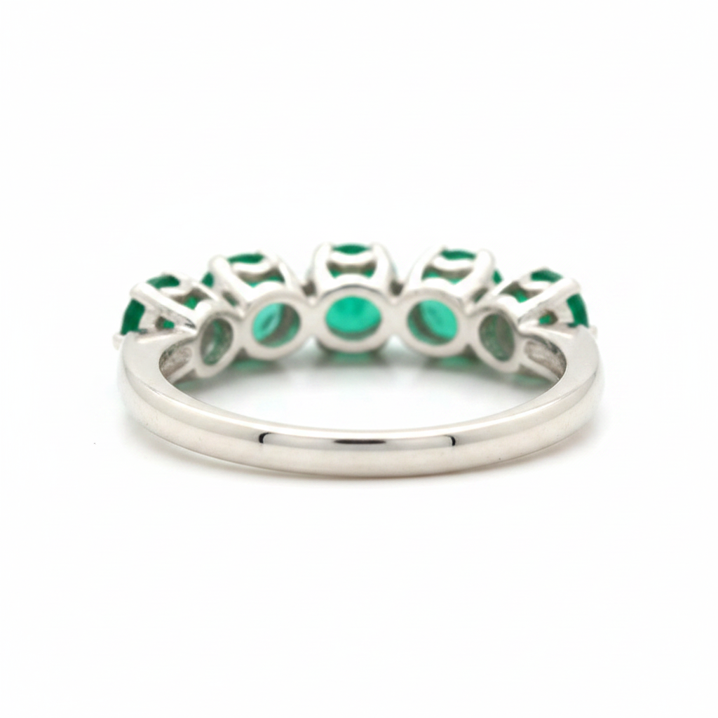 Bague émeraude profil