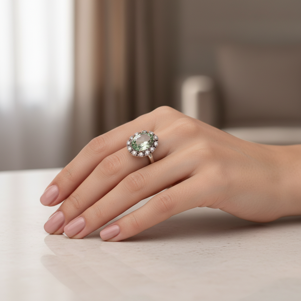 Bague portée
