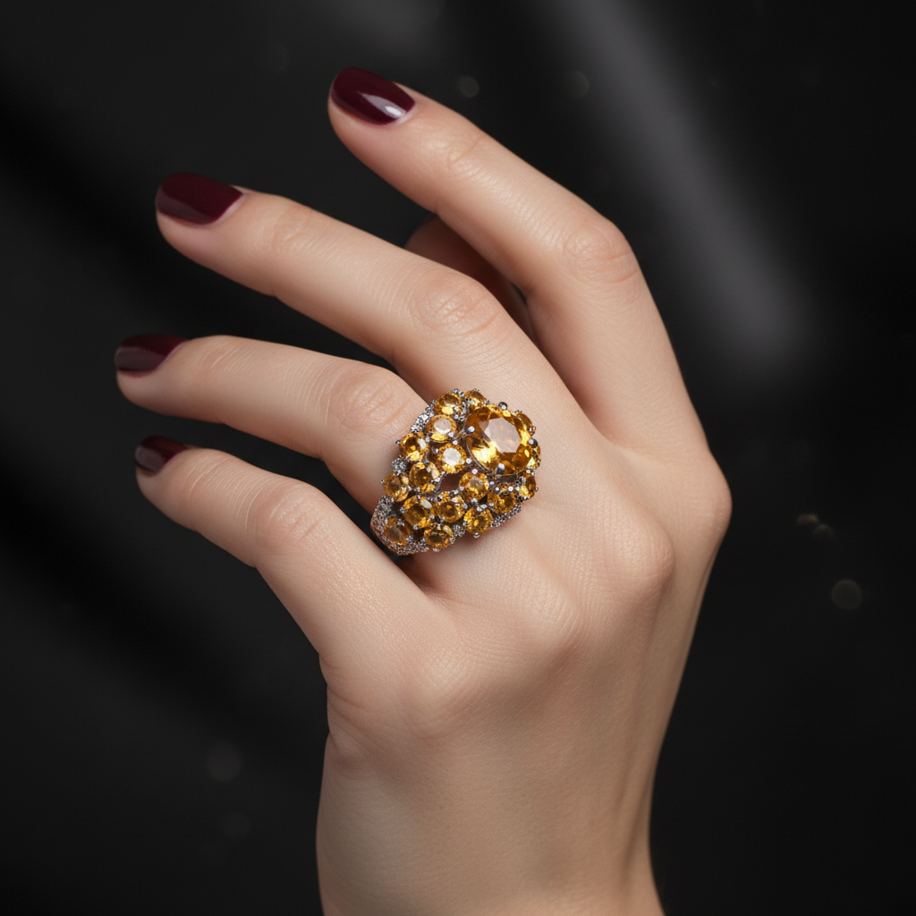 Bague portée