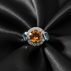 Bague satin noir