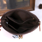 Sac Femme Cuir Première Couche Coloré Tressé — Premium Luxury FuturaTrend