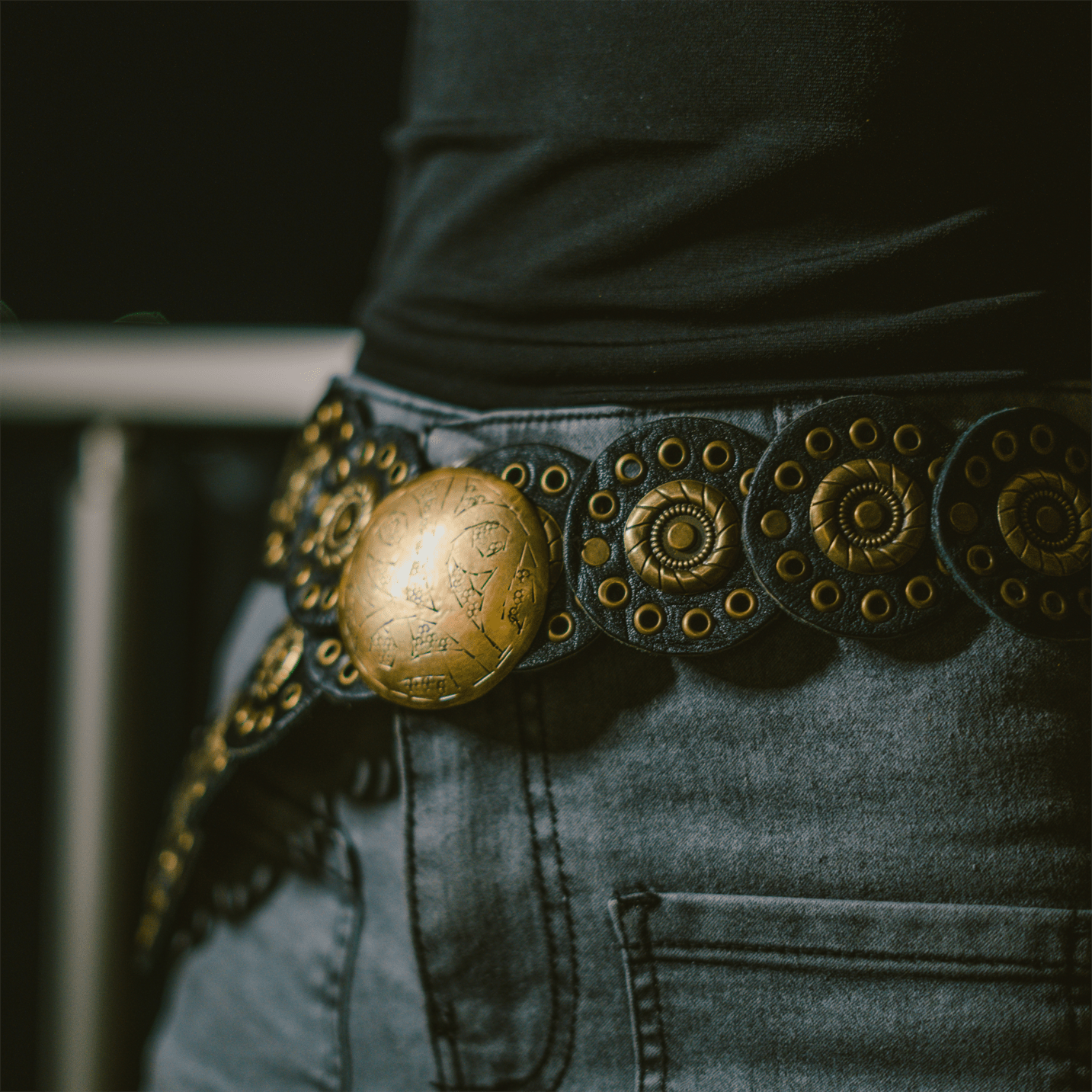 Leather belt Rona-4