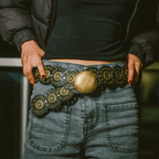 Leather belt Rona-3