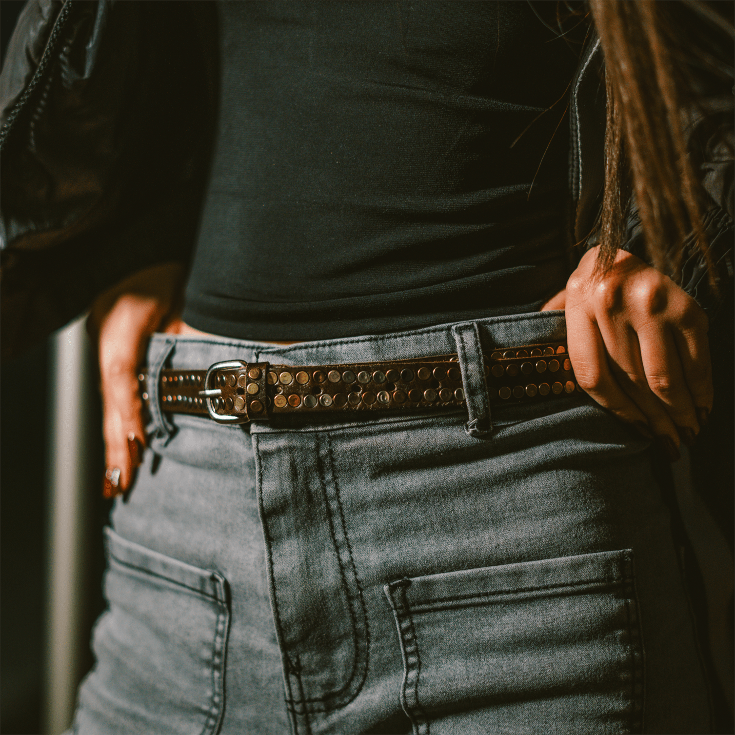 Leather Belt Orbit-2