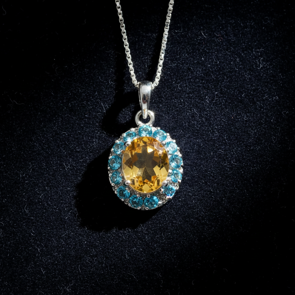 Citrine topaze velours